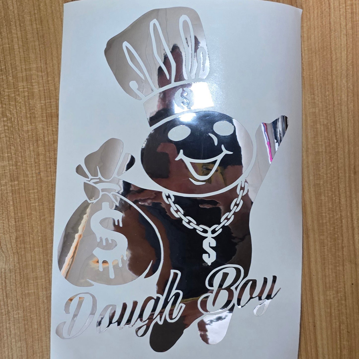 Dough boy money bags decal sticker, multiple colors and sizes