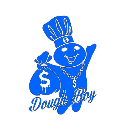 Dough boy money bags decal sticker, multiple colors and sizes