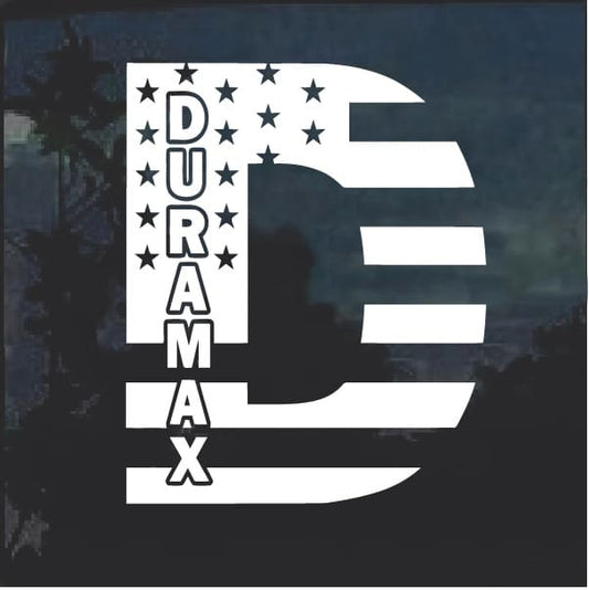 Duramax D truck decal bumper sticker 11 inches