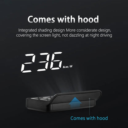 New Car OBD2 HUD Head Up Display Windshield Projector Speedometer Gauge On Board Computer Digital Electronic Auto Accessories