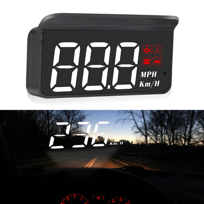 New Car OBD2 HUD Head Up Display Windshield Projector Speedometer Gauge On Board Computer Digital Electronic Auto Accessories