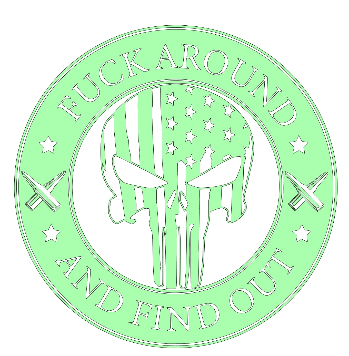 F*ck around and find out car truck decal. Multiple sizes and colors