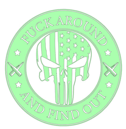 F*ck around and find out car truck decal. Multiple sizes and colors