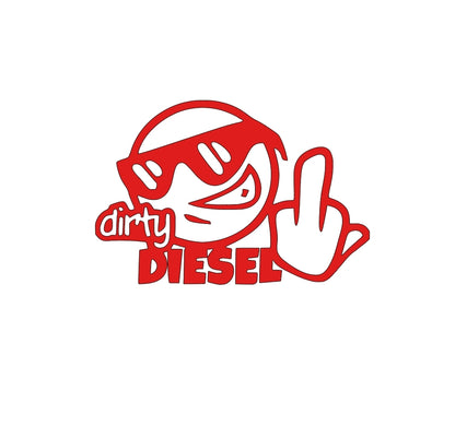 Dirty diesel truck decal, Bumper sticker window decal