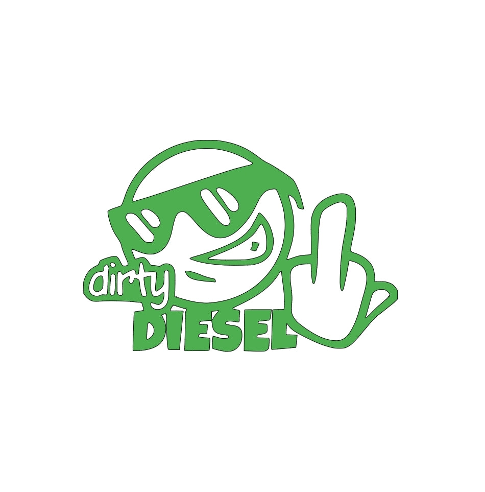 Dirty diesel truck decal, Bumper sticker window decal