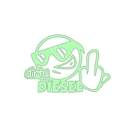 Dirty diesel truck decal, Bumper sticker window decal