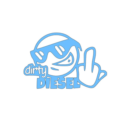 Dirty diesel truck decal, Bumper sticker window decal