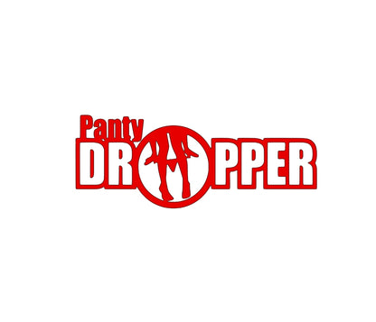 Panty dropper decal for cars and truck windows