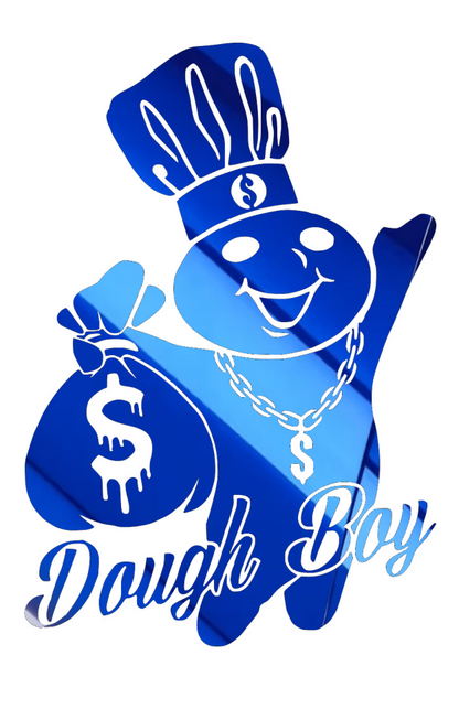 Dough boy money bags decal sticker, multiple colors and sizes
