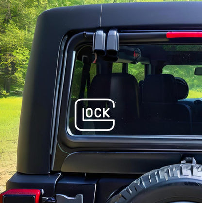 Glock decal. Premium vinyl decal with multiple colors and sizes