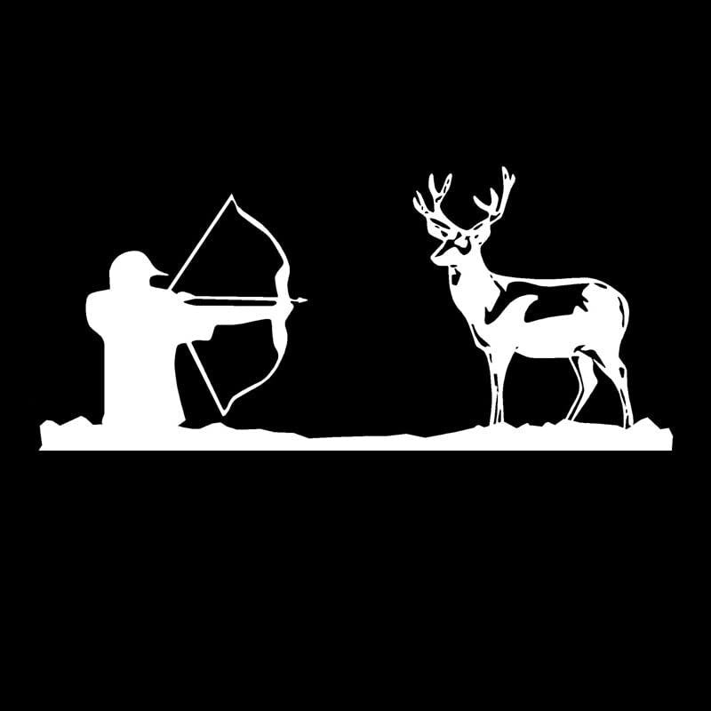 Bow hunting decal | scenic hunting decal | hunter decals | large decal ...