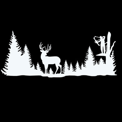 Bow hunting decal | scenic hunting decal | hunter decals | large decal | archery decal