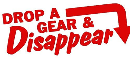 Drop a gear and disappear decal | motorcycle | jdm | tuner | muscle car