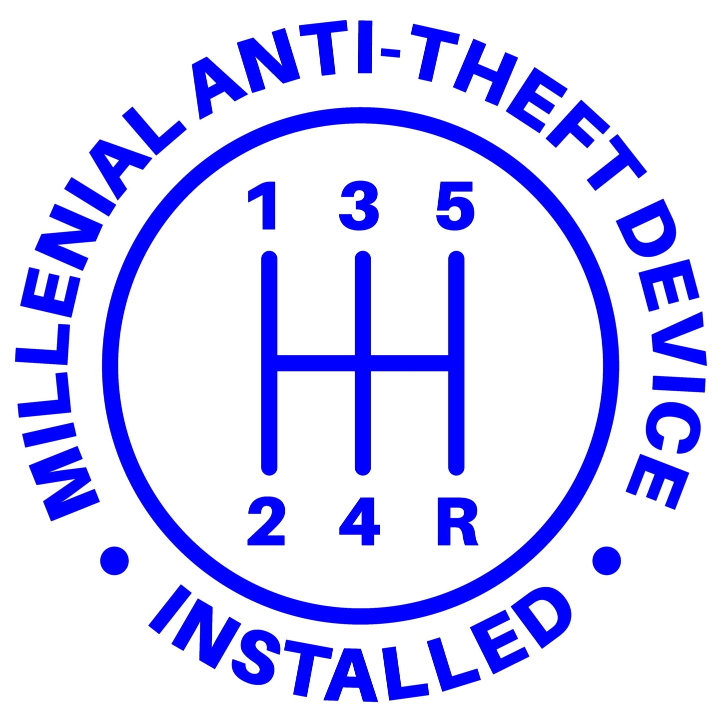 Millennial anti theft | vinyl decal | endangered species | glow in the dark decal | holographic