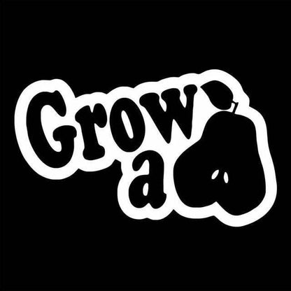 Grow a pair funny decals, meme decal, sticker