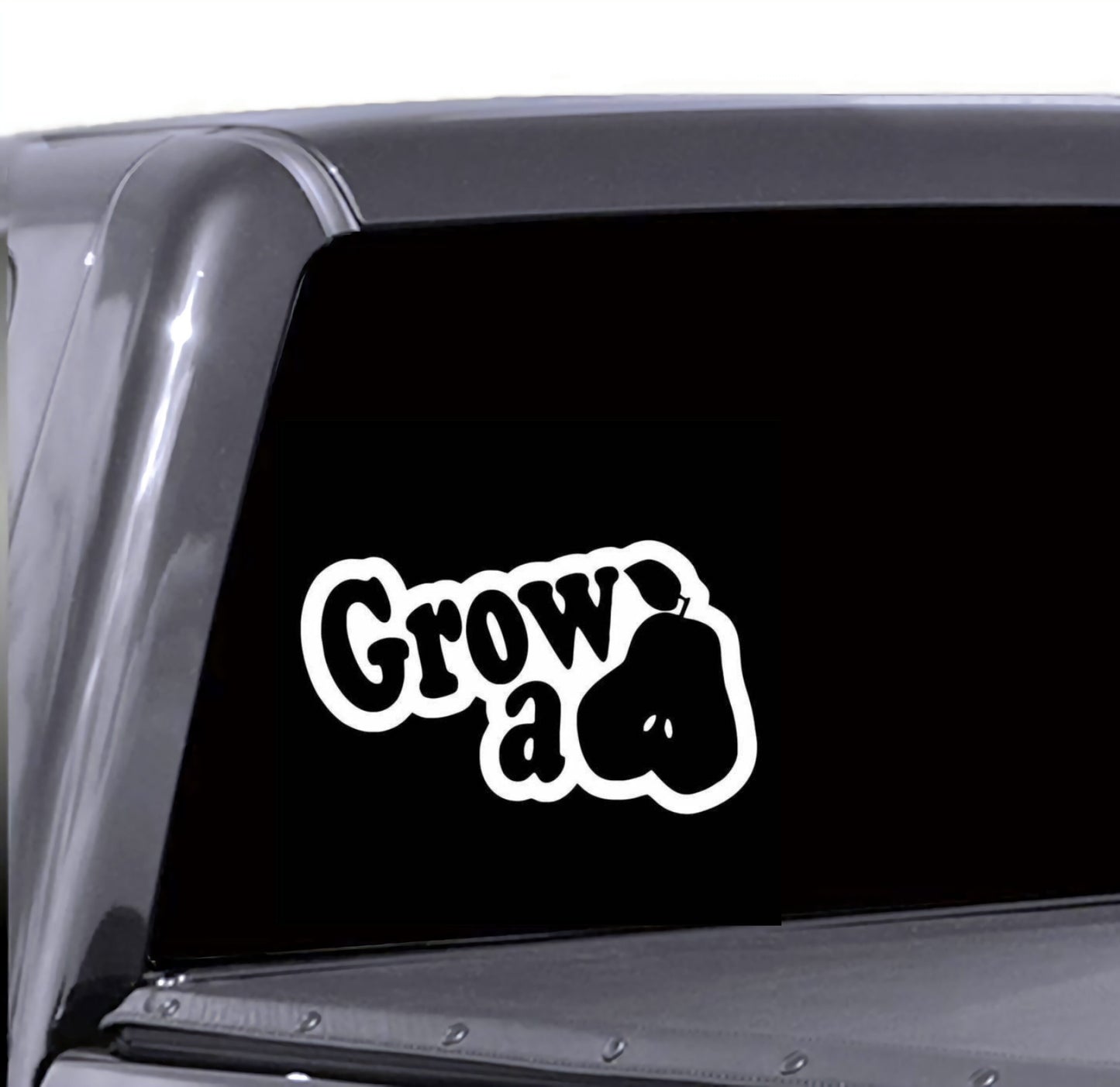 Grow a pair funny decals, meme decal, sticker