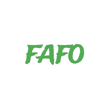 Fafo decal for car, truck, wall, window, bumper, tailgate