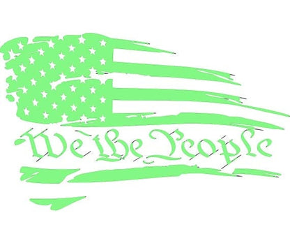 We the people decal | american flag | 2nd amendment | vinyl decal | window decal |