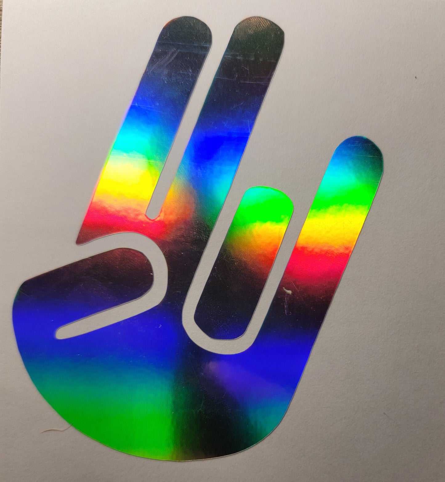 The shocker decal | car vinyl decal | bumper sticker | window cling | holographic | glow in dark