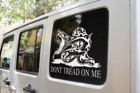 Don't tread on me decal | truck decal | window decal | bumper sticker | laptop sticker